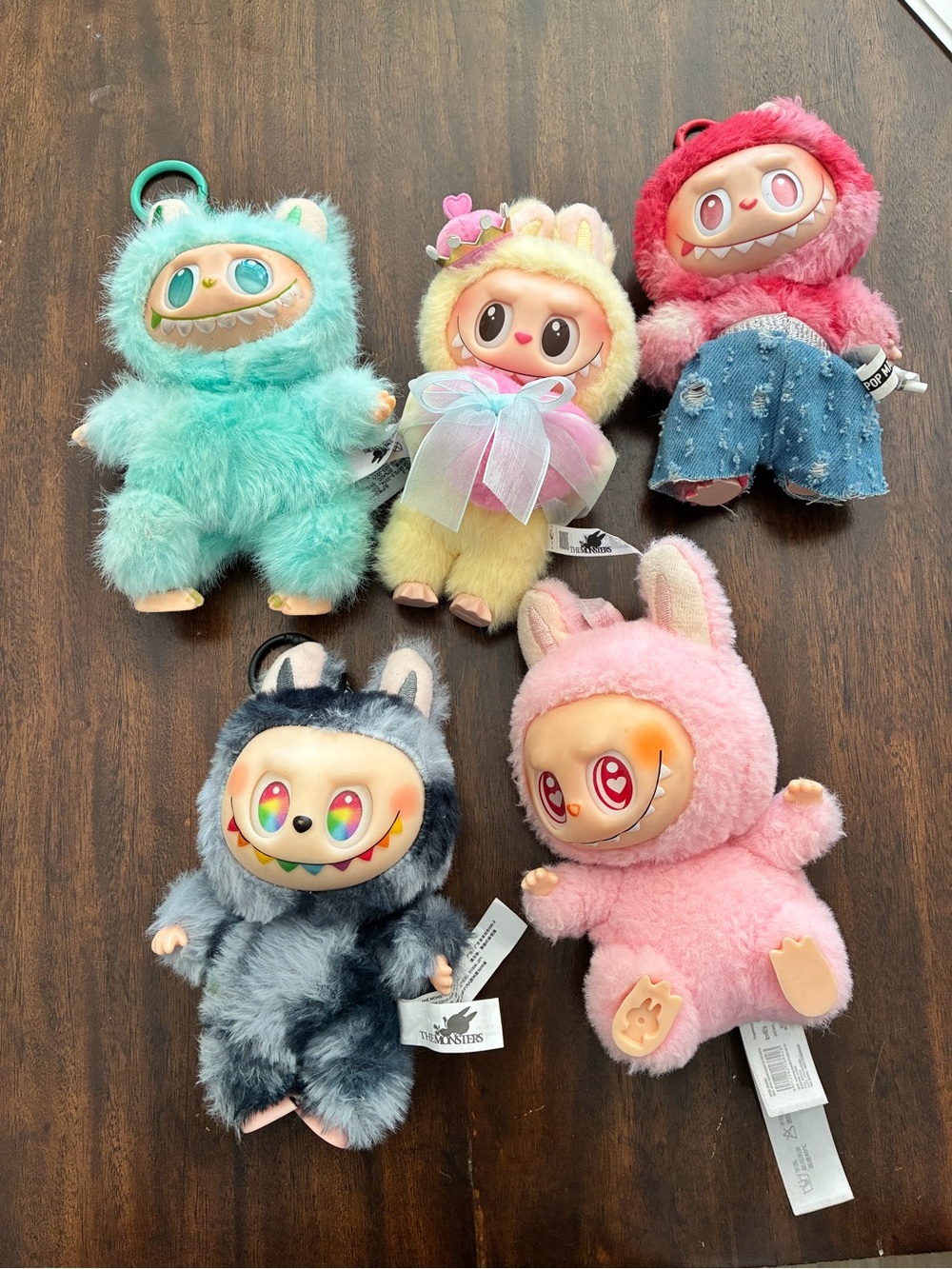 Labubu Plush Monster Toy - lot of 5